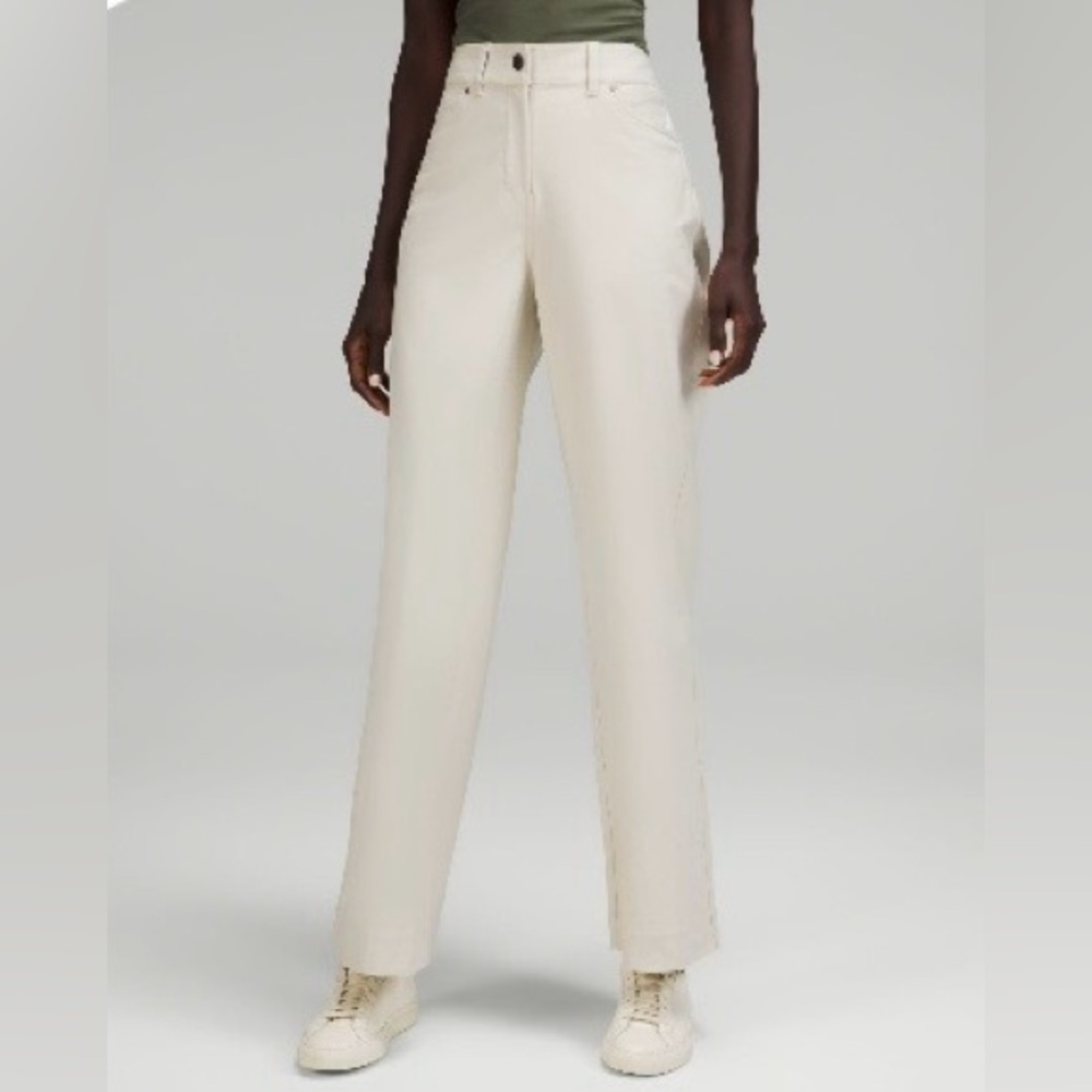 Lululemon Athletica City Sleek 5 Pocket High-Rise Wide Leg Size 32